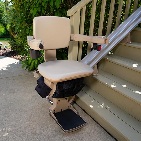 Phoenix outside chair stair lift exterior glide outdoor